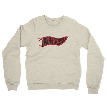 New Jersey Pennant Midweight French Terry Crewneck Sweatshirt-Allegiant Goods Co. Vintage Sports Apparel