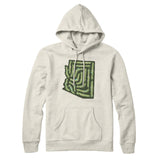 Arizona Golf Course Hoodie-Heather Oatmeal-Allegiant Goods Co. Vintage Sports Apparel