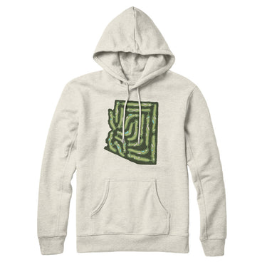 Arizona Golf Course Hoodie-Heather Oatmeal-Allegiant Goods Co. Vintage Sports Apparel