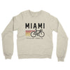Miami Cycling Midweight French Terry Crewneck Sweatshirt-Heather Oatmeal-Allegiant Goods Co. Vintage Sports Apparel