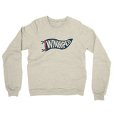 Winnipeg Pennant Midweight French Terry Crewneck Sweatshirt-Allegiant Goods Co. Vintage Sports Apparel