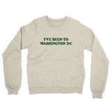 I've Been To Washington Dc Midweight French Terry Crewneck Sweatshirt-Allegiant Goods Co. Vintage Sports Apparel