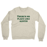 There's No Place Like Austin Midweight French Terry Crewneck Sweatshirt-Allegiant Goods Co. Vintage Sports Apparel