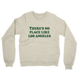 There's No Place Like Los Angeles Midweight French Terry Crewneck Sweatshirt-Allegiant Goods Co. Vintage Sports Apparel
