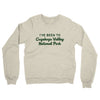 I've Been To Cuyahoga Valley National Park Midweight French Terry Crewneck Sweatshirt-Heather Oatmeal-Allegiant Goods Co. Vintage Sports Apparel