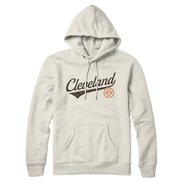 Cleveland Vintage Script Hoodie-Allegiant Goods Co. Vintage Sports Apparel