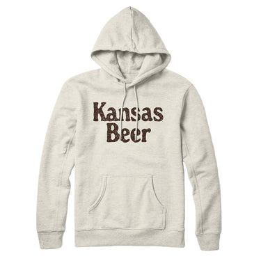 Kansas Beer Hoodie-Allegiant Goods Co. Vintage Sports Apparel