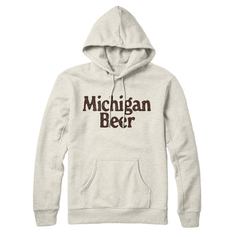 Michigan Beer Hoodie-Allegiant Goods Co. Vintage Sports Apparel
