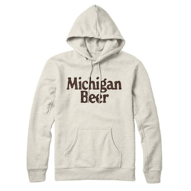 Michigan Beer Hoodie-Allegiant Goods Co. Vintage Sports Apparel
