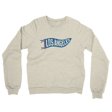 Los Angeles Pennant Midweight French Terry Crewneck Sweatshirt-Allegiant Goods Co. Vintage Sports Apparel