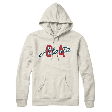 Atlanta Ga Overprinted Hoodie-Allegiant Goods Co. Vintage Sports Apparel
