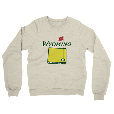 Wyoming Golf Midweight French Terry Crewneck Sweatshirt-Allegiant Goods Co. Vintage Sports Apparel