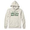 I've Been To Yellowstone National Park Hoodie-Heather Oatmeal-Allegiant Goods Co. Vintage Sports Apparel