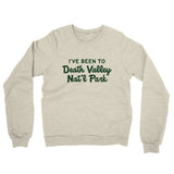 I've Been To Death Valley National Park Midweight French Terry Crewneck Sweatshirt-Allegiant Goods Co. Vintage Sports Apparel