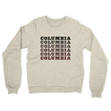 Columbia Repeat Midweight French Terry Crewneck Sweatshirt-Heather Oatmeal-Allegiant Goods Co. Vintage Sports Apparel