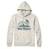 I Have A Tee Time In New Mexico Hoodie-Heather Oatmeal-Allegiant Goods Co. Vintage Sports Apparel