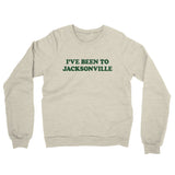 I've Been To Jacksonville Midweight French Terry Crewneck Sweatshirt-Allegiant Goods Co. Vintage Sports Apparel