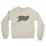 Miami Pennant Midweight French Terry Crewneck Sweatshirt-Allegiant Goods Co. Vintage Sports Apparel