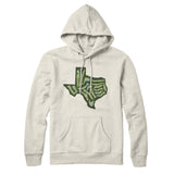 Texas Golf Course Map Hoodie-Heather Oatmeal-Allegiant Goods Co. Vintage Sports Apparel