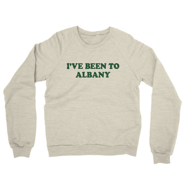 I've Been To Albany Midweight French Terry Crewneck Sweatshirt-Allegiant Goods Co. Vintage Sports Apparel