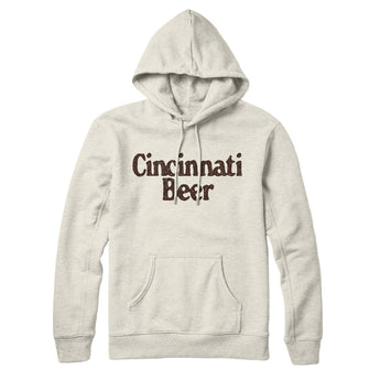 Cincinnati Beer Hoodie-Allegiant Goods Co. Vintage Sports Apparel