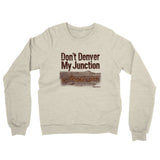 Don't Denver My Junction Midweight French Terry Crewneck Sweatshirt-Heather Oatmeal-Allegiant Goods Co. Vintage Sports Apparel