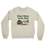 Don't Move To St. Paul Midweight French Terry Crewneck Sweatshirt-Allegiant Goods Co. Vintage Sports Apparel