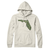 Florida Golf Course Hoodie-Heather Oatmeal-Allegiant Goods Co. Vintage Sports Apparel