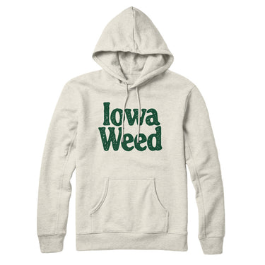 Iowa Weed Hoodie-Allegiant Goods Co. Vintage Sports Apparel