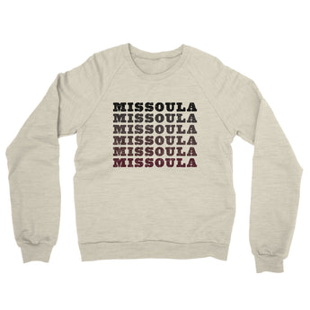 Missoula Repeat Midweight French Terry Crewneck Sweatshirt-Allegiant Goods Co. Vintage Sports Apparel