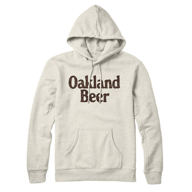 Oakland Beer Hoodie-Allegiant Goods Co. Vintage Sports Apparel