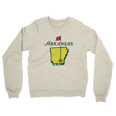 Arkansas Golf Midweight French Terry Crewneck Sweatshirt-Allegiant Goods Co. Vintage Sports Apparel