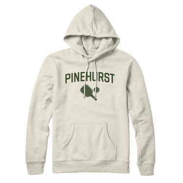 Pinehurst Pickleball Hoodie-Heather Oatmeal-Allegiant Goods Co. Vintage Sports Apparel