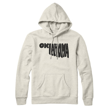 Oklahoma State Shape Text Hoodie-Allegiant Goods Co. Vintage Sports Apparel
