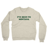 I've Been To Montana Midweight French Terry Crewneck Sweatshirt-Allegiant Goods Co. Vintage Sports Apparel