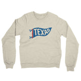 Texas Pennant Midweight French Terry Crewneck Sweatshirt-Allegiant Goods Co. Vintage Sports Apparel