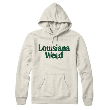 Louisiana Weed Hoodie-Allegiant Goods Co. Vintage Sports Apparel