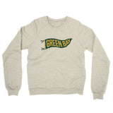 Green Bay Pennant Midweight French Terry Crewneck Sweatshirt-Allegiant Goods Co. Vintage Sports Apparel