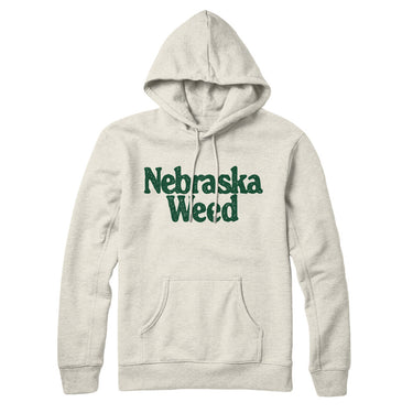 Nebraska Weed Hoodie-Allegiant Goods Co. Vintage Sports Apparel