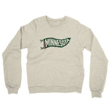 Minnesota Pennant Midweight French Terry Crewneck Sweatshirt-Allegiant Goods Co. Vintage Sports Apparel