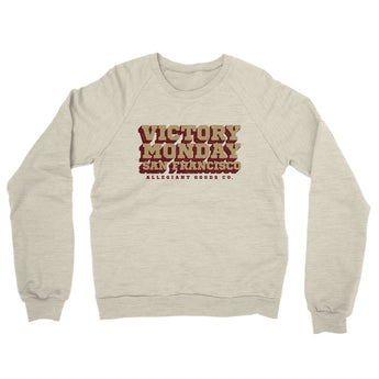 Victory Monday San Francisco Midweight French Terry Crewneck Sweatshirt-Allegiant Goods Co. Vintage Sports Apparel
