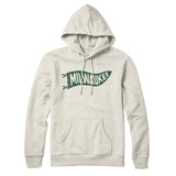 Milwaukee Pennant Hoodie-Allegiant Goods Co. Vintage Sports Apparel