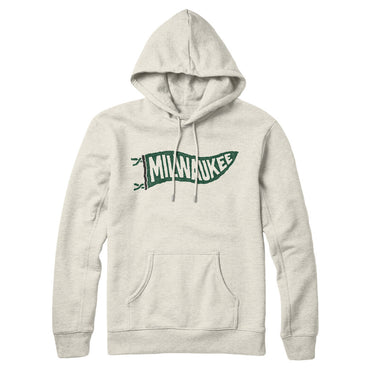 Milwaukee Pennant Hoodie-Allegiant Goods Co. Vintage Sports Apparel