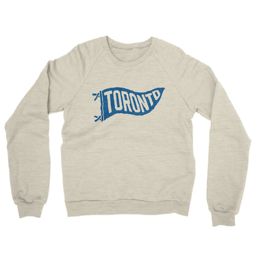Toronto Pennant Midweight French Terry Crewneck Sweatshirt-Allegiant Goods Co. Vintage Sports Apparel