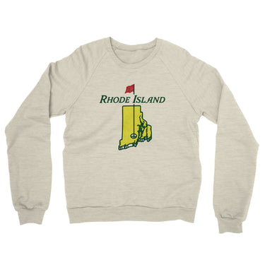 Rhode Island Golf Midweight French Terry Crewneck Sweatshirt-Allegiant Goods Co. Vintage Sports Apparel