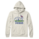 I Have A Tee Time In Texas Hoodie-Heather Oatmeal-Allegiant Goods Co. Vintage Sports Apparel