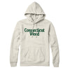Connecticut Weed Hoodie-Heather Oatmeal-Allegiant Goods Co. Vintage Sports Apparel