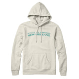 Actually It's Pronounced New Orleans Hoodie-Heather Oatmeal-Allegiant Goods Co. Vintage Sports Apparel