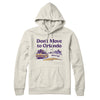 Don't Move To Orlando Hoodie-Heather Oatmeal-Allegiant Goods Co. Vintage Sports Apparel