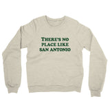 There's No Place Like San Antonio Midweight French Terry Crewneck Sweatshirt-Allegiant Goods Co. Vintage Sports Apparel
